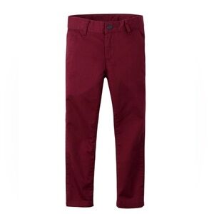 The Children’s Place Boys Uniform Stretch Skinny Chino Pants Burgundy Slim 16